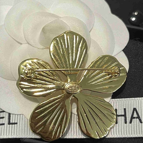 CHANEL Vintage-Style Flower Brooch